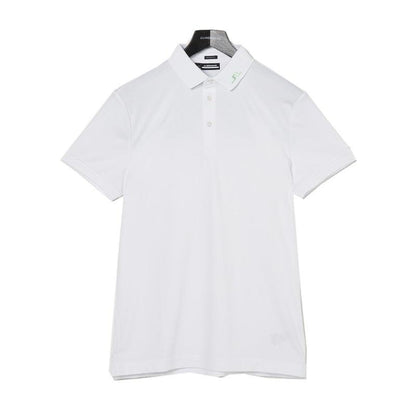 ﾒﾝｽﾞｳｪｱ 071-21342 ﾎﾟﾛｼｬﾂ 24SS J.LINDEBERG　ジェイ・リンドバーグ　メンズゴルフウェア　バックブリッジ シーズン柄 ポロ　ホワイト　2024年 春夏モデル　ゴルフ用品,メンズウェア,ゴルフウェア,J.LINDERBERG,ジェイ・リンドバーグ,ポロシャツ,ブリッジロゴ,半袖,ストレッチ性,速乾性,エコテックス,24SS