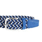ﾍﾞﾙﾄ 073-68302-013 23SS　J.LINDEBERG  ジェイ・リンドバーグ　ベルト　Bubba Elastic Belt　３色編み込み ベルト　グレー・ブルー　ゴルフ用品,メンズウェア,ゴルフウェア,J.LINDERBERG,ジェイ・リンドバーグ,ベルト,ファッション小物,メンズファッション,グレー,ブルー