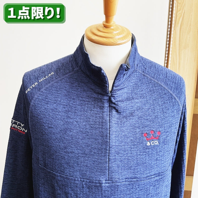 Scotty Cameron,スコッティキャメロン,ゴルフウェア,メンズ,キャメロンギャラリー,プルオーバー,クラウンロゴ,サークルT,PETER MILAR,ピーターミラー