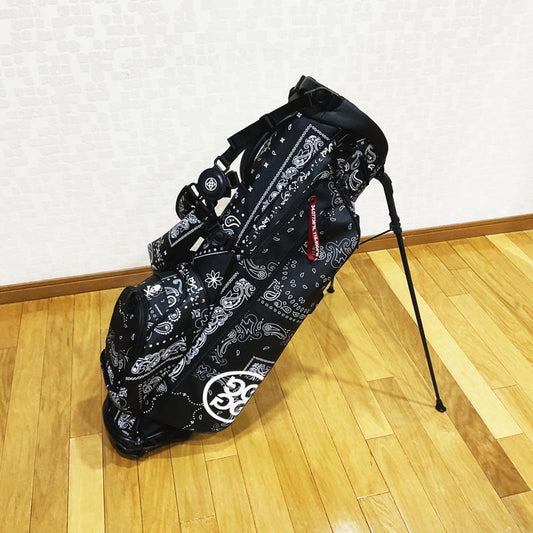 【G/FORE】Mens Killer Luxe Golf Bag ONYX　ジーフォア　メンズ　キラー リュクス　ゴルフバッグ　　オニキス　スタンド付き　 G4AS23A23／073439803　G/FORE,ジーフォア,ゴルフ用品,ゴルフバッグ,キャディバッグ,キャディバック,スタンド付き,軽量,メンズ,ユニセックス