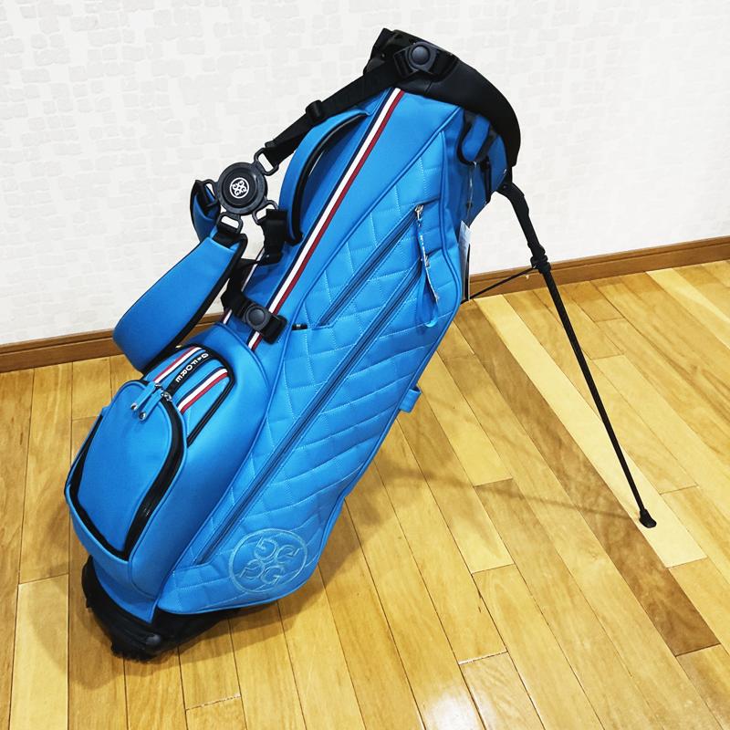 【G/FORE】Mens Daytona Plus Golf Bag GREEN　ジーフォア　メンズ　デイトナ プラス　ゴルフバッグ　グリーン　スタンド付き　G4AS23A24/073439802　G/FORE,ジーフォア,ゴルフ用品,ゴルフバッグ,キャディバッグ,キャディバック,スタンド付き,軽量,メンズ,ユニセックス