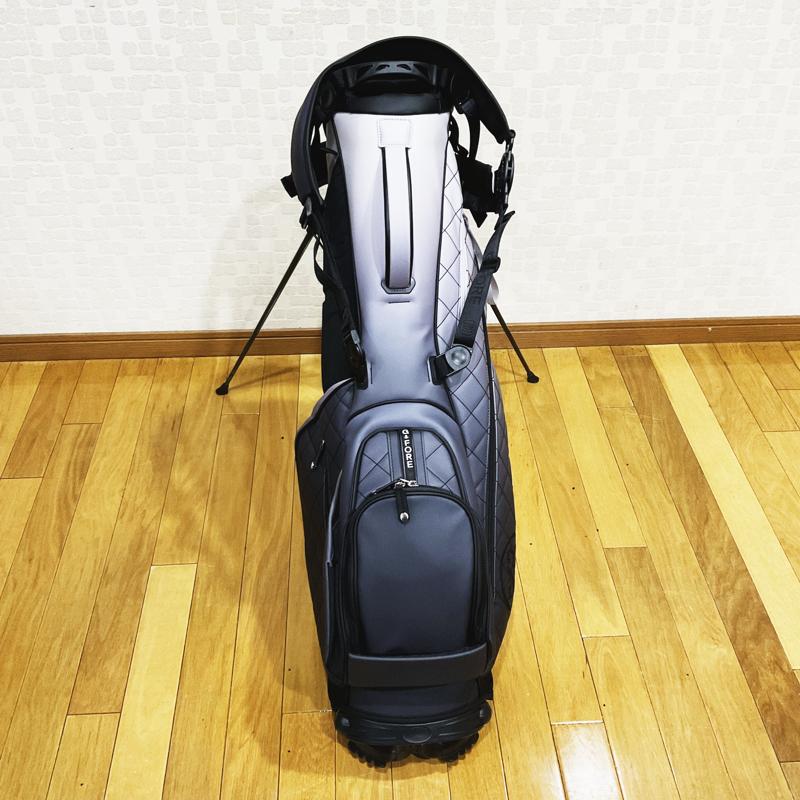 【G/FORE】Mens Daytona Plus Golf Bag ONYX Gradient　ジーフォア　メンズ　デイトナ プラス　ゴルフバッグ　オニキスグラデーション　スタンド付き　G4AF22A25／073429804　G/FORE,ジーフォア,ゴルフ用品,ゴルフバッグ,キャディバッグ,キャディバック,スタンド付き,軽量,メンズ,ユニセックス