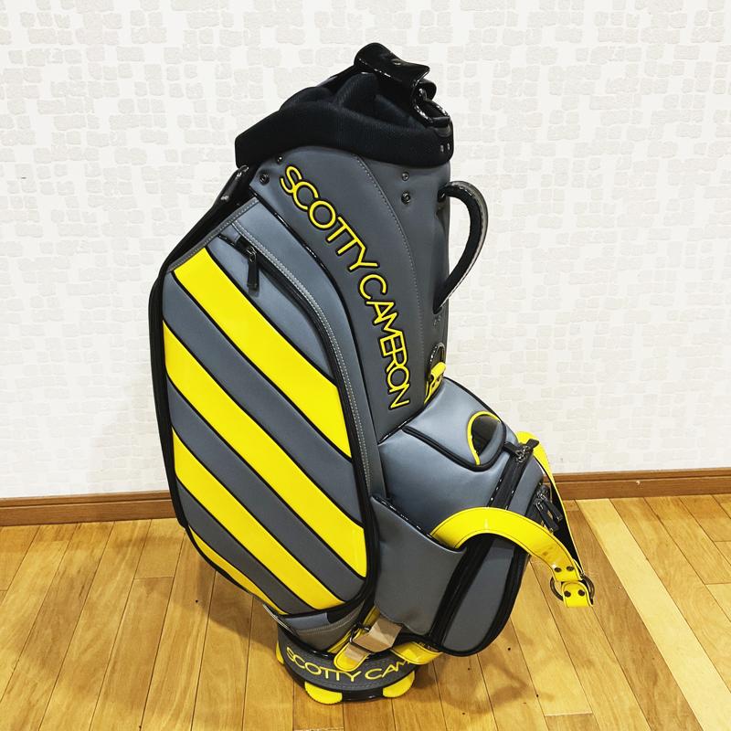 【Scotty Cameron】CAUTION STRIPE STAFF BAG　スコッティキャメロン　コーション ストライプ　スタッフ バッグ　ゴルフバッグ【海外直輸入品　限定モデル】　Scotty Cameron,スコッティキャメロン,ゴルフ用品,ゴルフバッグ,キャディバッグ,キャディバック,海外直輸入品,限定モデル,スコッティキャメロンギャラリー,激レア,スコッティドッグ,限定商品