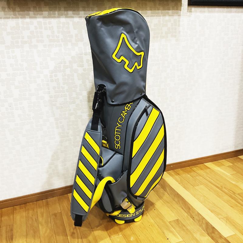 【Scotty Cameron】CAUTION STRIPE STAFF BAG　スコッティキャメロン　コーション ストライプ　スタッフ バッグ　ゴルフバッグ【海外直輸入品　限定モデル】　Scotty Cameron,スコッティキャメロン,ゴルフ用品,ゴルフバッグ,キャディバッグ,キャディバック,海外直輸入品,限定モデル,スコッティキャメロンギャラリー,激レア,スコッティドッグ,限定商品