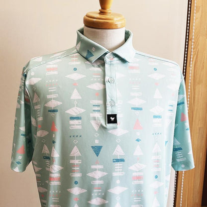 【BAD BIRDIE】POLO The CAPTAIN 　バッドバーディ　ポロシャツ  ザ・キャプテン　グリーン【海外直輸入品　限定商品】　BAD BIRDIE,バッドバーディ,ゴルフウェア,ポロシャツ,海外直輸入品,限定商品,USサイズ,メンズ