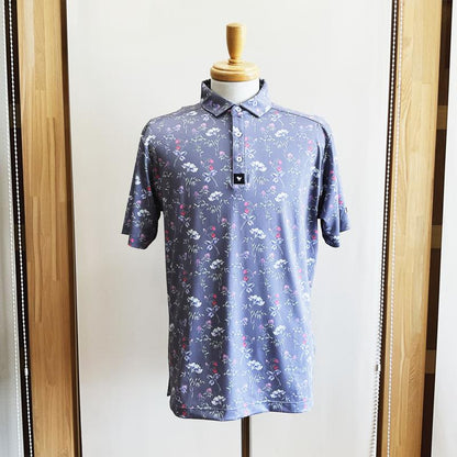 【BAD BIRDIE】POLO LUSH　バッドバーディ　ポロシャツ　ラッシュ　パープル【海外直輸入品　限定商品】　BAD BIRDIE,バッドバーディ,ゴルフウェア,ポロシャツ,海外直輸入品,限定商品,USサイズ,メンズ