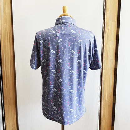 【BAD BIRDIE】POLO LUSH　バッドバーディ　ポロシャツ　ラッシュ　パープル【海外直輸入品　限定商品】　BAD BIRDIE,バッドバーディ,ゴルフウェア,ポロシャツ,海外直輸入品,限定商品,USサイズ,メンズ