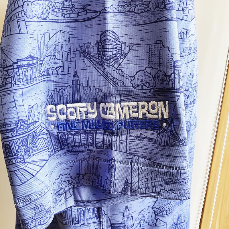 【Scotty Cameron】 MENS NY NY PERFORMANCE JRSY POLO　スコッティキャメロン　メンズ　ニューヨーク　ニューヨーカー　パフォーマンス　JRSY ポロ　【海外直輸入品】　Scotty Cameron,スコッティキャメロン,ゴルフウェア,メンズ,ポロシャツ,海外直輸入品,scottycameron,golfwear.サークルT,FINE MILLED PUTTERS, レアアイテム, 限定品